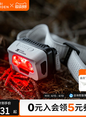 牧高笛零度头灯H5强光超亮充电户外徒步登山钓鱼头戴式充电灯