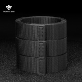 帆布无扣头皮带条帆布带条不带头 3.5CM宽尼龙带身 战术鸟 真尼龙