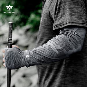 战术鸟宽蓬丨宽松大码冰袖加肥加大防晒袖套男士夏季冰丝大号套袖