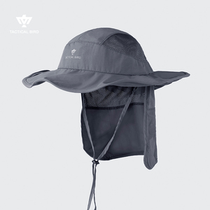 战术鸟轻刃丨轻薄透气可折叠户外遮阳防晒帽子女男徒步钓鱼渔夫帽