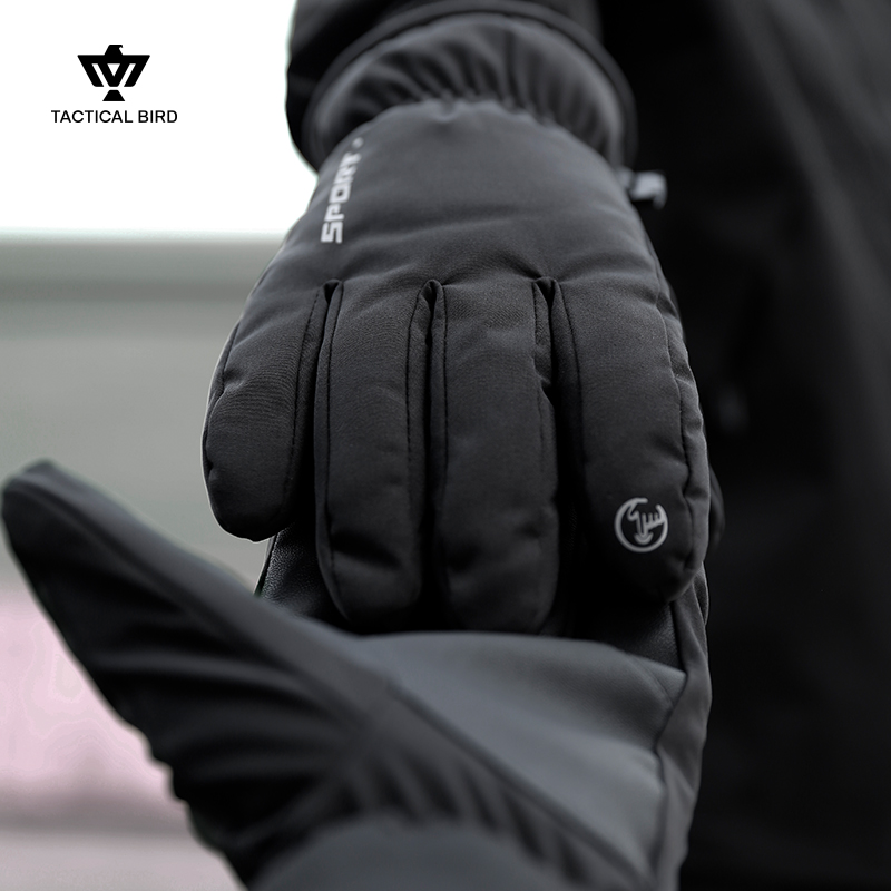 战术鸟3M棉冬季保暖手套男骑车