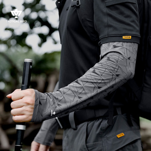 宽松冰袖 套夏季 战术鸟宽蓬 防晒冰丝袖 防紫外线直筒护臂袖 套大码