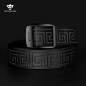 帆布皮带男运动尼龙速干编织裤 战术鸟 腰带 中国风男士 带 汉纹