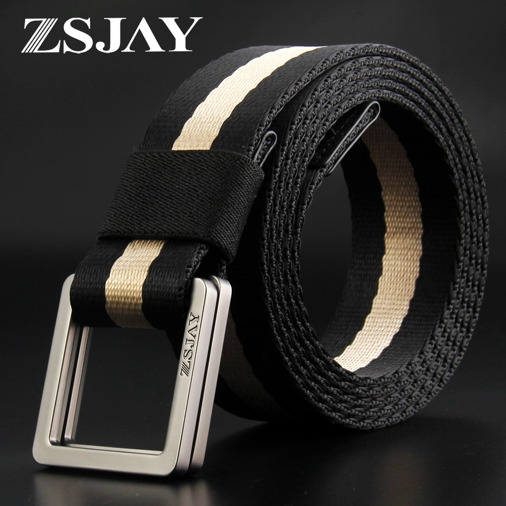 战术鸟 胖人加长皮带男胖子皮带男士大码皮带帆布腰带青年环扣