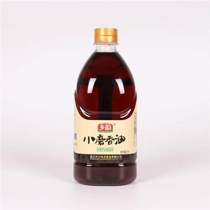 河南商丘豫东特产乡韵白黑芝麻小磨香油1升实惠桶装餐饮凉拌麻油