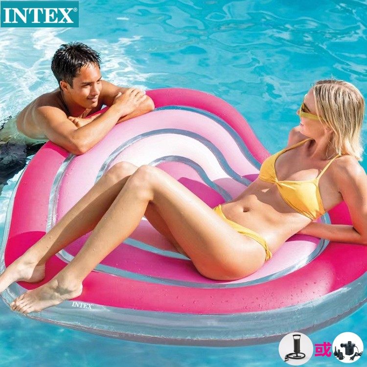INTEX大浮排双人戏水玩具摄影玩