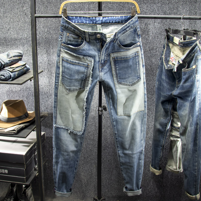 不规则撞色多口袋设计个性高街