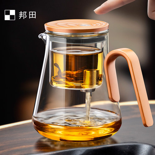 邦田无杆飘逸杯高端泡茶壶
