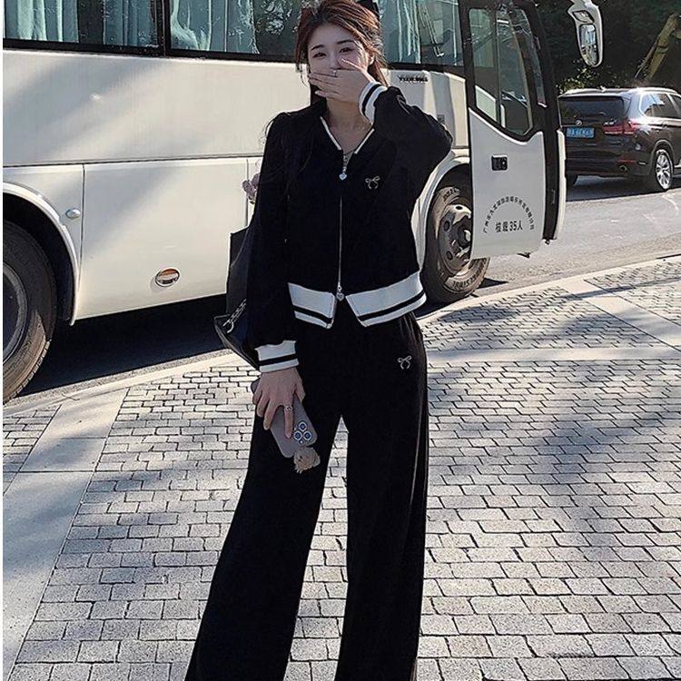 大码高级感时尚显瘦运动套装女秋冬季胖MM宽松连帽卫衣休闲两件套,女装/女士精品,时尚套装,淘宝优惠券,粉丝福利购,淘宝优惠卷