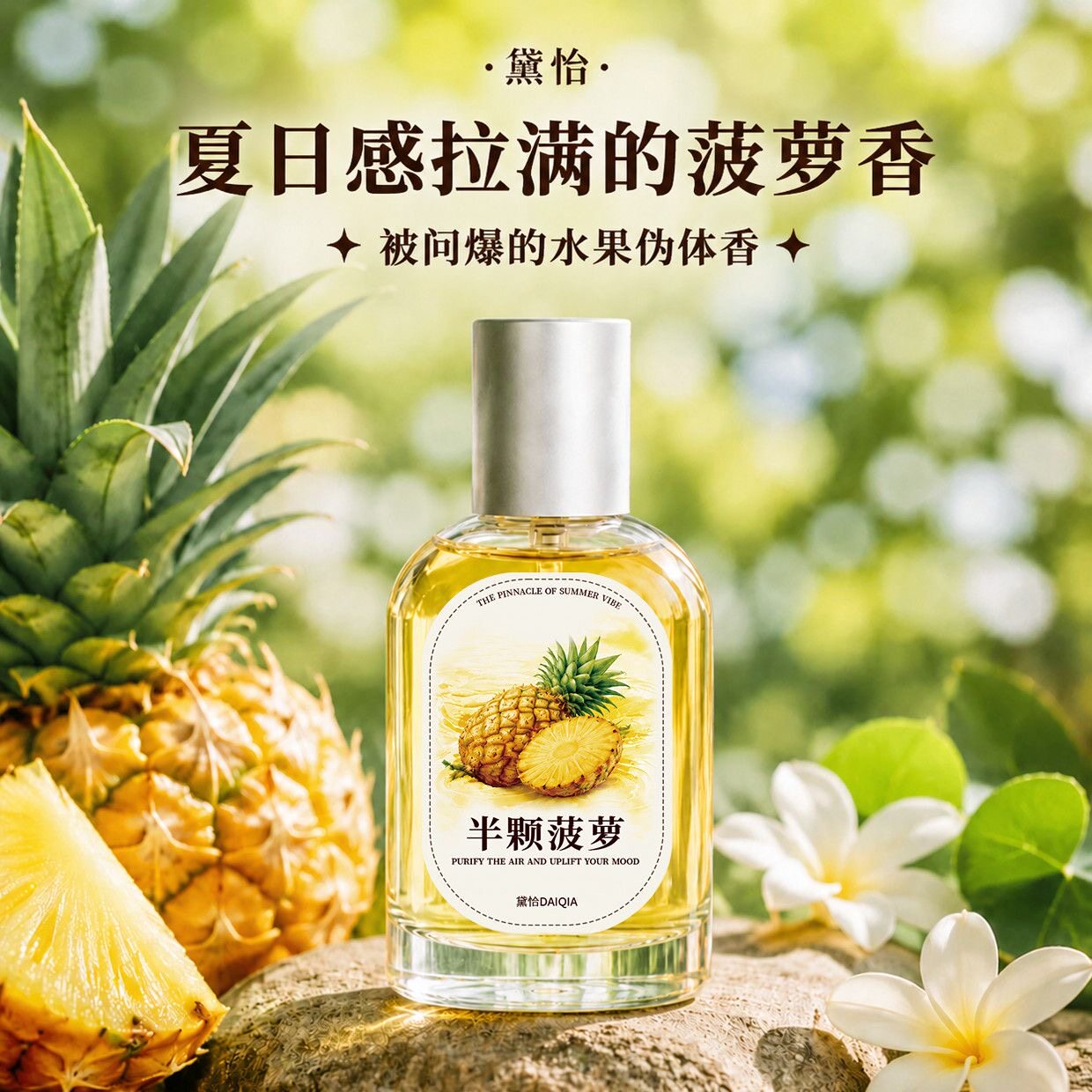 菠萝香水小众清新持久淡香