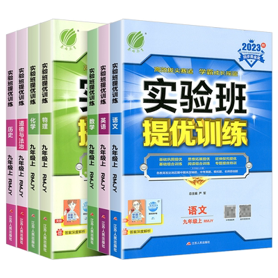 实验班提优训练初中必练习册刷题