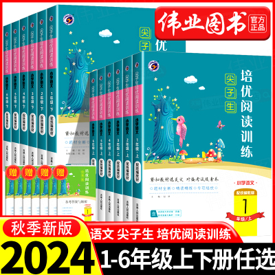 梓耕尖子生培优阅读训练小学语文一二三四五六年级上册下册人教版部编统编版小学语文同步阅读理解专项训练书阶梯阅读课外阅读书籍
