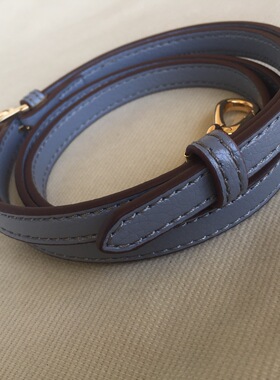 MK蔻驰适用斜挎包包带荔枝纹灰蓝色肩带配件真皮包背包带1.8宽51