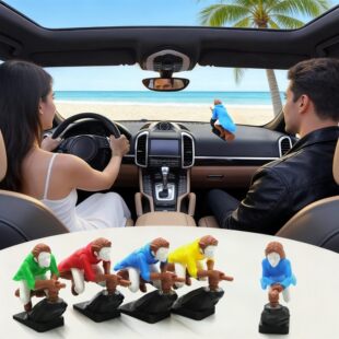 Witch and Wizard Broomstick Dashboard Drift 漂移装饰车载摆件