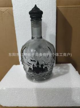 跨境 Funny French Bulldog Whiskey Bottle 有趣的威士忌酒瓶