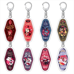 阿拉斯托 地狱客栈 亚克力挂件 亚当 维姬 亚克力钥匙扣 夏莉晨星