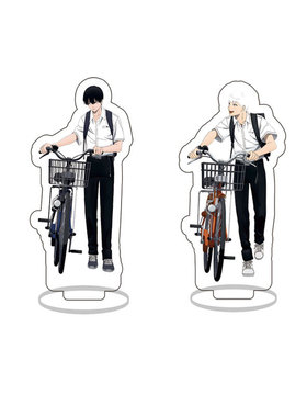 8CM小立牌光熄灭的夏天SNS 风格上下学系列自行车 亚克力立牌摆件