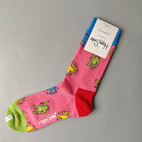 happy socks New product: happy socks, European and American trend. Happy Socks Women's socks, fashionable and individual, street style thumbnail 7