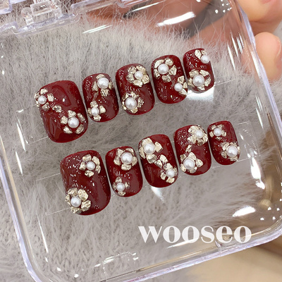 高质量绝美豆豆穿戴甲孕妇可用