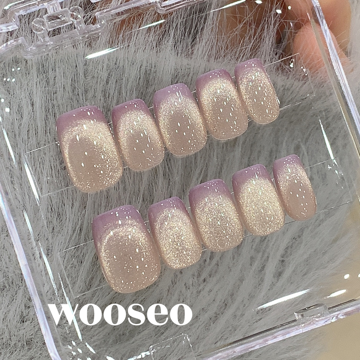 精致绝美富家千金显白成品甲片