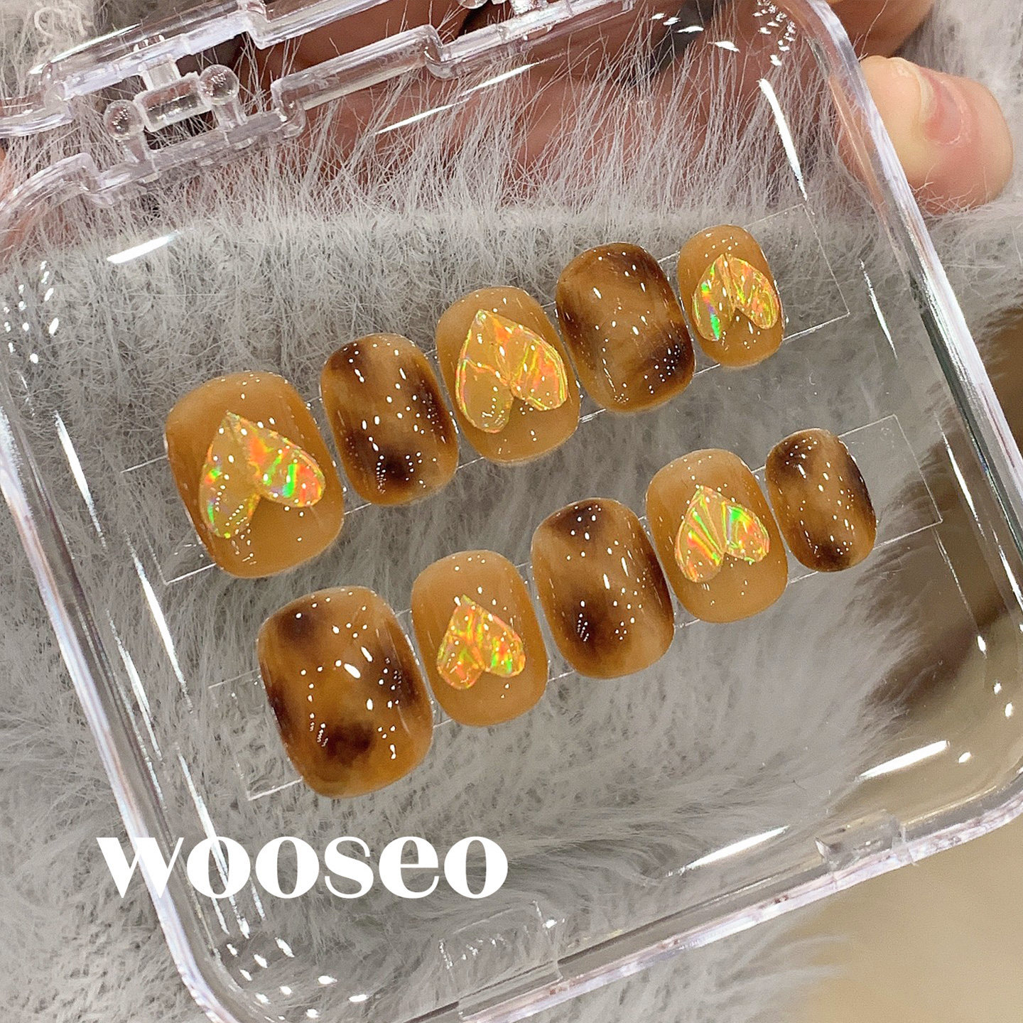 美拉德穿戴甲短款秋冬高级感手工指甲贴片2026新款爆款穿戴式美甲,彩妆/香水/美妆工具,穿戴甲/甲片,淘宝优惠券,粉丝福利购,淘宝优惠卷