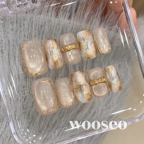 精致绝美富家千金成品甲片