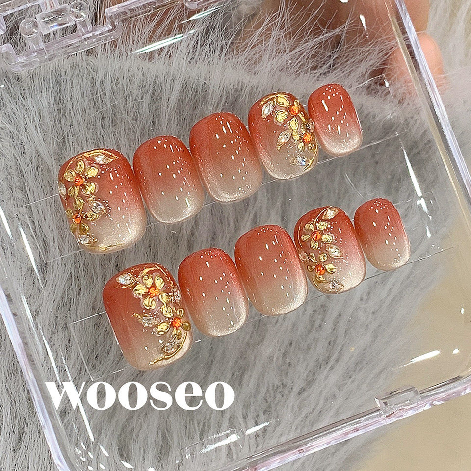 富家千金黄黑皮显白成品甲片