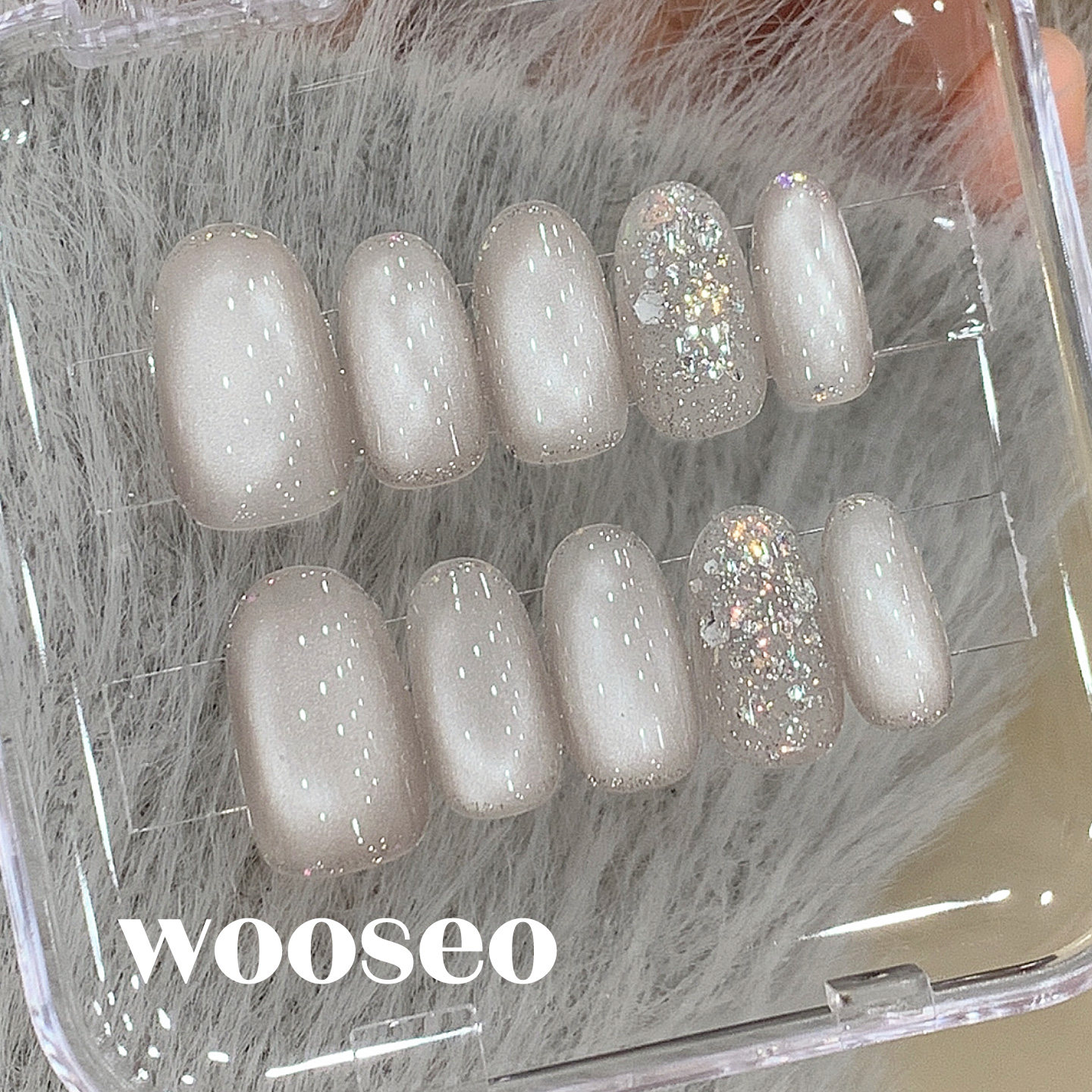 精致绝美富家千金黄黑皮显白美甲