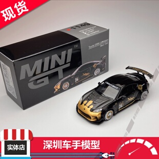 现货 丰田Toyota 黑金色 合金车模 1149 LB宽体 MINIGT GR86