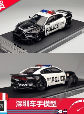 现货 TimeMicro TM 1:64 道奇战马 LSPD Police警车涂装 合金车模