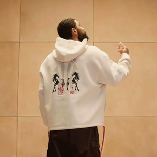 安踏欧文×徐悲鸿奔马图联名天马行空系列新年连帽卫衣172611718S