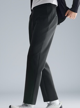 安踏大师腰型动裤丨舒乐男士冬季新款加绒休闲运动长裤152617503N