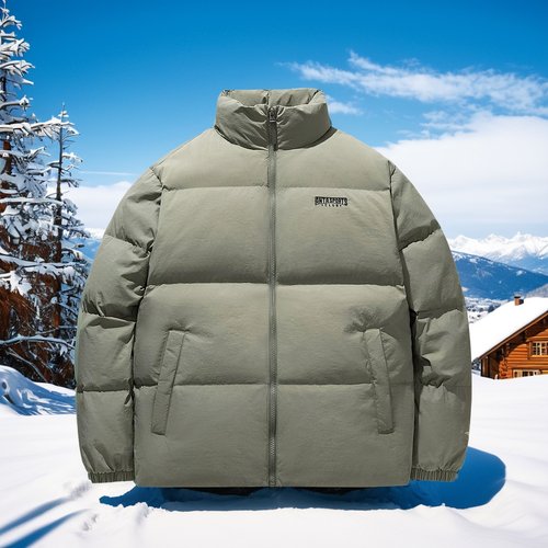 安踏立领羽绒服防泼水鸭绒面包服