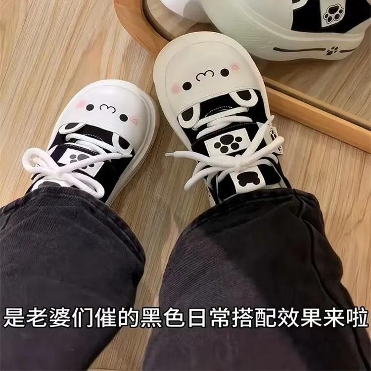 萌萌少女原创Lolita帆布鞋