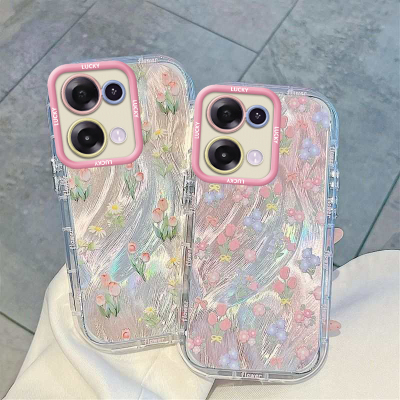 花OPPO Reno13手机壳Reno 3新2全包13防摔薄10软4潮11套5男6女7可爱8外9 Pro潮OPPO Reno款r17高级OPPOReno13