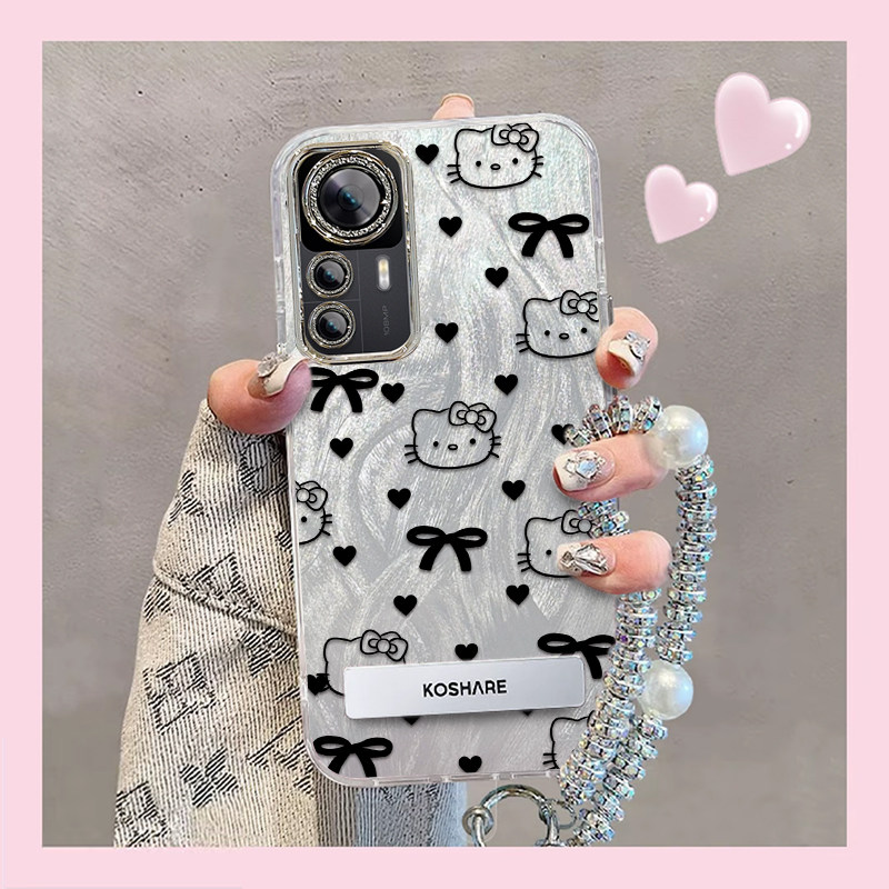 精孔kt猫红米K50至尊版手机壳2022CP8469情侣全包防摔可爱套外壳