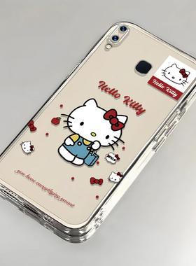 卡通kt猫vivoZ3x壳透明V1730GA全包防摔软高级男女可爱套外壳