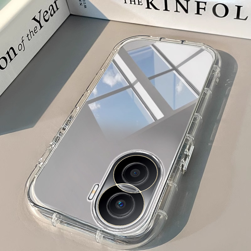 荣耀Play7Tpro手机壳Play 3透明新4 PRO镜面5泡芙6 T气囊8男9 C女60高级10潮80 GT全包90防摔100潮300软honor