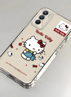 卡通kt猫iQOONeo5S壳透明V2154A全包防摔高级男女可爱套外壳