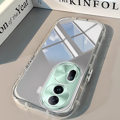 OPPO Reno11手机壳Reno 2Z透明ACE新13镜面8泡芙3 PRO +气囊12男4女6高级5潮7全包R 9防摔硅胶10软OPPOReno11