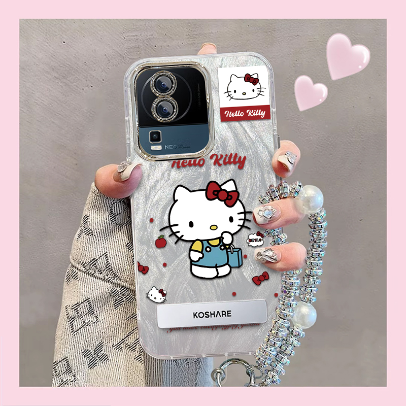 羽纱kt猫iQOONeo7SE手机壳V2238A情侣全包防摔高级男女可爱套外壳