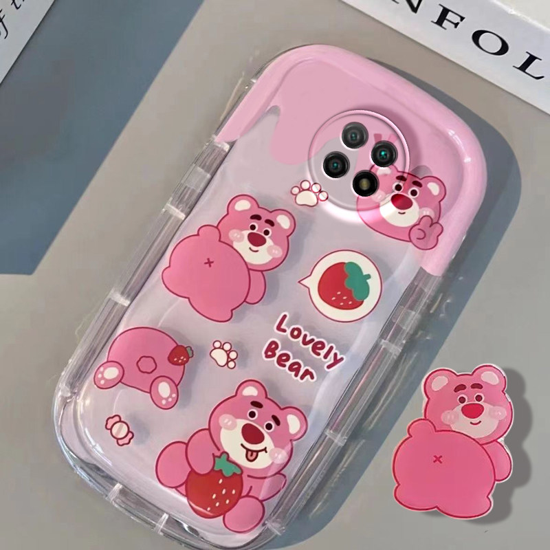 肥皂壳OPPO A2Pro手机壳A2M透明OPPOa2pro气囊a2男女款高级感全包防摔硅胶软壳套气垫保护套草莓熊