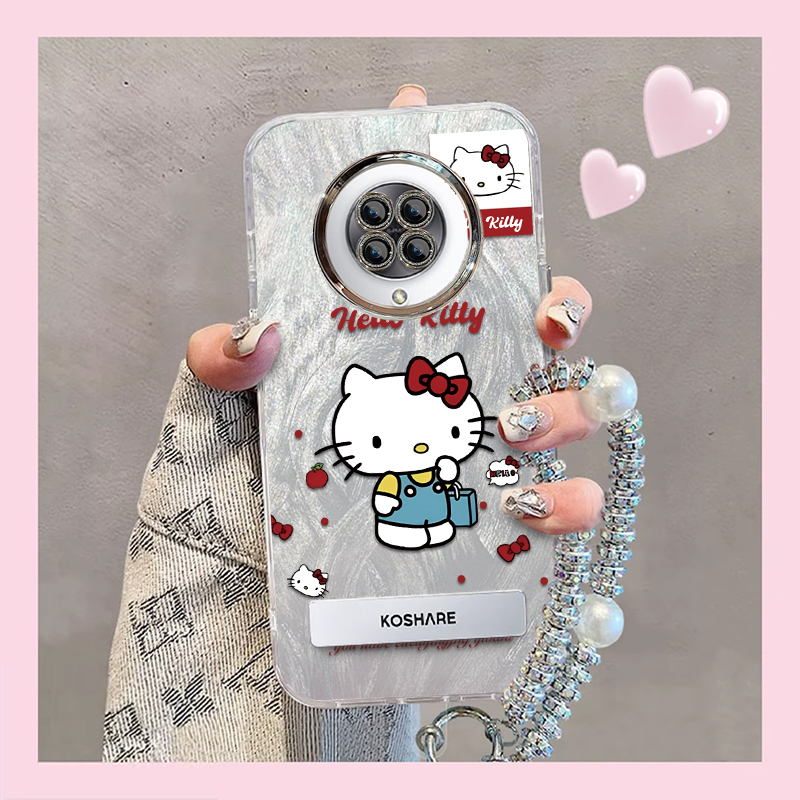 羽纱kt猫红米K30Pro手机壳M2001J11E情侣全包防摔男女可爱套外壳