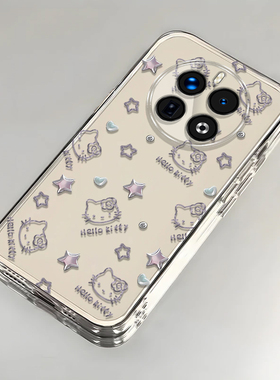 凯蒂猫realme真我GT5Pro手机壳透明RMX3888全包防摔女可爱套外壳