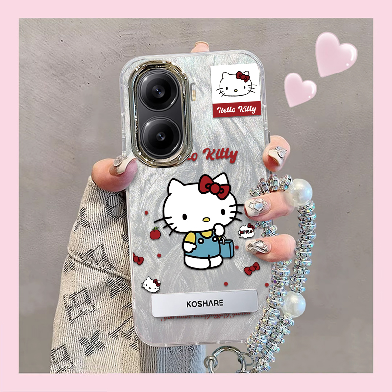 羽纱kt猫红米Turbo4手机壳24129RT7CC情侣全包防摔男女可爱套外壳