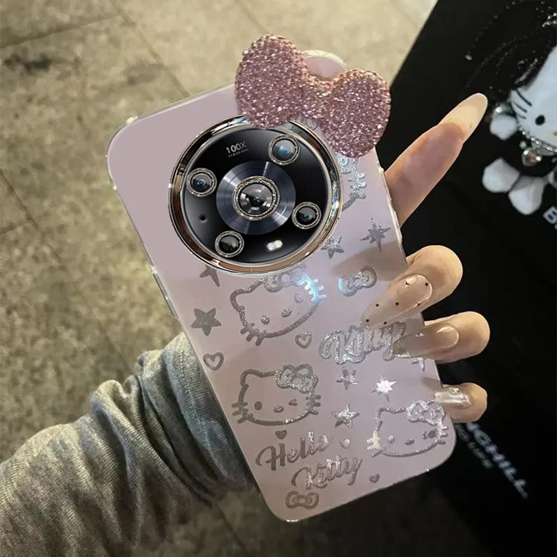 羽纱kt猫荣耀Magic4Pro手机壳LGE-AN10情侣全包防摔女可爱套外壳