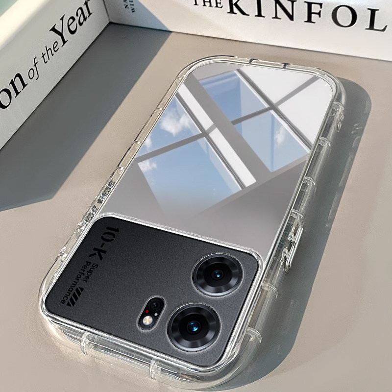 OPPO K10手机壳K3透明K5新K1镜面K7泡芙K9活力版气囊PRO男女款S高级感X潮K11全包K12防摔硅胶软OPPOK10