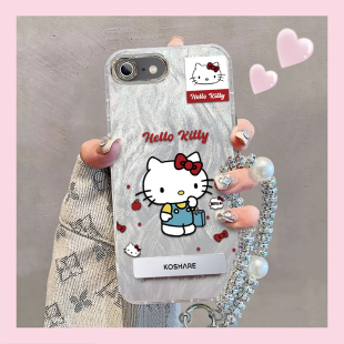 羽纱kt猫苹果6S手机壳iPhone6S情侣全包防摔软高级男女可爱套外壳