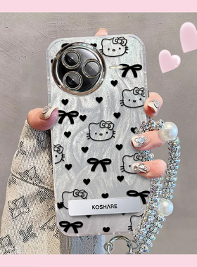 精孔kt猫红米K80Pro手机壳24122RKC7C情侣全包防摔男女可爱套外壳