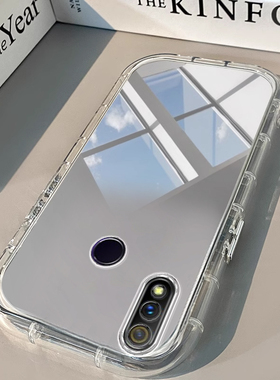 Realme真我X青春手机壳Realme X2透明X7新V13镜面15泡芙PRO +气囊GT NEO 6男女15高级23潮T全包X50防摔Neo7软